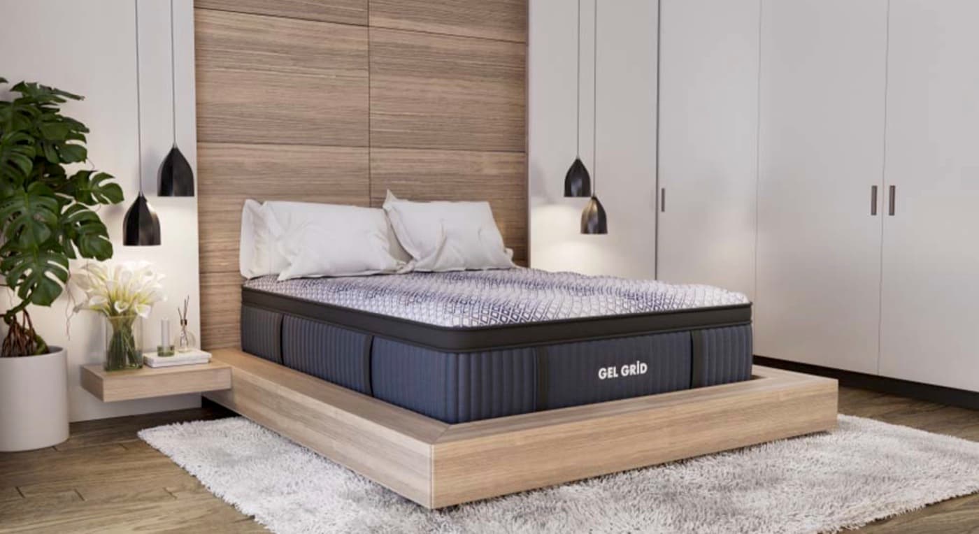 Diamond Mattress Levitate Luxe Hybrid with Gel Grid technology